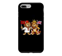 Moroccan British English Roots Morocco England UK Flag Case for iPhone 7 Plus/8 Plus