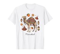 Moroccan Camel Adventure Desert Journey Art Souvenir T-Shirt