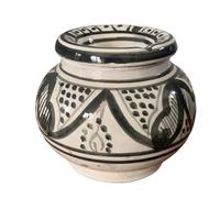 Moroccan Ceramic Ashtray, Hand Painted, 10 cm Diameter, for Cigarette, Tobacco, Pipe.