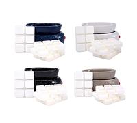 Moroccan Electric Wax/Oil Warmer + 4 Free Wax Melts Bamboo Panda - UK Plug - Black, Blue, White, Grey (Navy)