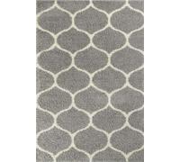 Moroccan Grey Shaggy Rug | 610 - 240X340 cm