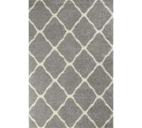 Moroccan Grey Shaggy Rug | 710 - 240X340 cm