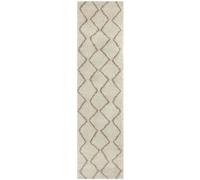 Moroccan Ivory Beige Shaggy Rug | 830 - 80X300 cm