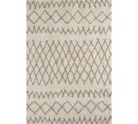 Moroccan Ivory Beige Shaggy Rug | 930 - 240X340 cm