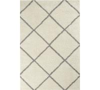 Moroccan Ivory Shaggy Rug | 500 - 180X270 cm