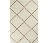 Moroccan Ivory Shaggy Rug | 530 - 180X270 cm