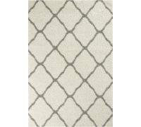 Moroccan Ivory Shaggy Rug | 700 - 240X340 cm