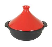Moroccan mini ceramic tagine cooking pot, small - ideal for, braising and as a stovetop slow cooker, green(Rot,S)
