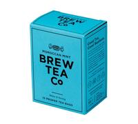 Moroccan Mint Tea - Rolled Whole Leaves, Not Dust, 15 Proper Tea Bags | A Blend of Gunpowder Green Tea and Peppermint Leaves - Brew Perfectly: 5+ Minutes