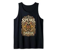Moroccan Morocco My Heart Speaks Darija Tank Top