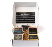 Moroccan Rituals Natural Hammam Soap Bar Set 7 x 100g | Botanical Moroccan Soaps with Aker Fassi, Nila, Argan, Cactus, Black Seed, Saffron & Goat’s Milk | Hydrating & Chemical-Free