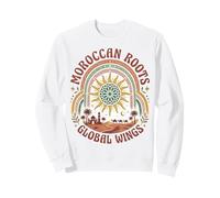 Moroccan Roots Global Wings Boho Desert Sun Vintage Sweatshirt