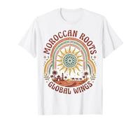 Moroccan Roots Global Wings Boho Desert Sun Vintage T-Shirt