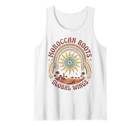 Moroccan Roots Global Wings Boho Desert Sun Vintage Tank Top
