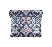 Moroccan Style Floral Patterns PU Leather Small Coin Purse Unique Jewelry for Women