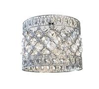 Moroccan Style Light Shade Acrylic | Chandelier | Ceiling Light Shade | Lamp Shade | Sicily Pendant with Crystal Gems | Moda Lights for Living Room | Bedroom | Kitchen (Clear)