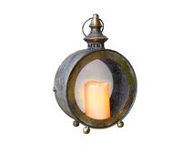 Moroccan Style Round Lantern Gifts Direct 2 U Metallic Gold One Size