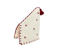 Moroccan Teapot Holder 100% Cotton with Burgundy Tassel Handmade Hand Stitched Hand Embroidered Designed (Pack of 3)