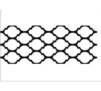 Moroccan Tile Reusable Stencil A3 A4 A5 & Bigger Sizes Modern Style Decor / DECO23 (PVC Reusable Stencil, A5 Size - 148 x 210 mm, 5.8 x 8.3 in)