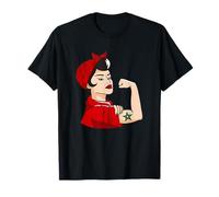 Moroccan Woman Strong Moroccan Roots Moroccan Pride Morocco T-Shirt