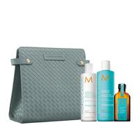 Moroccanoil Hydrating Gift Set 250ml Shampoo, 250ml Conditioner, 50ml Treatment & Bag