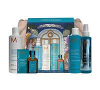 Moroccanoil Set- Frizz Control Shampoo, Conditioner, Frizz Shield + Treatment