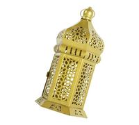 Moroccans Lanterned Decorative Lanterned Golden Christmas Holder, Ramadans Eid Home Decors for Table, Patios, Porch Decorsative Holders for Home Decors