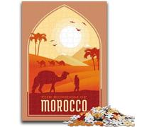 Morocco 1000 Piece Jigsaw Puzzles for Adults, Family Game Stress Reliever Difficult Challenge Gifts for Friends And Family 1000pcs (50x75cm)