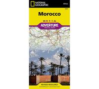 Morocco Map - Waterproof Travel Map by National Geographic | Detailed Adventure Map of Morocco with Cities, Deserts & Mountains | Tear-Resistant Road ... Map (National Geographic Adventure Map)