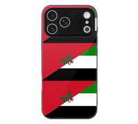 Morocco And Western Sahara Flag Glass Phone Cases Compatible with iPhone 17