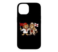 Morocco England UK Flag Moroccan British English Roots Case for iPhone 14