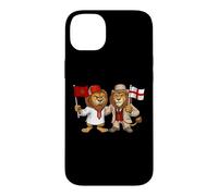 Morocco England UK Flag Moroccan British English Roots Case for iPhone 14 Plus