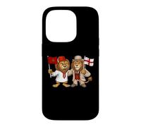 Morocco England UK Flag Moroccan British English Roots Case for iPhone 14 Pro
