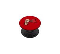 Morocco Flag Fist Hand Graphic Moroccan Heritage PopSockets Adhesive PopGrip