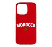 Morocco Flag Graphic Funny Morocco Nation Flag Morocco Case for iPhone 15 Pro Max