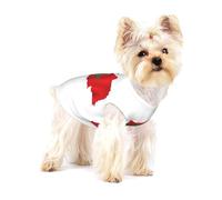 Morocco Flag Map Print Lightweight Tank Top for Dogs Dog Shirts for Small Dogs Stretchy T Shirts Sleeveless Vest