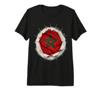 Morocco Flag Men Women Kids Dima Maghreb Premium T-Shirt