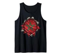 Morocco Flag Men Women Kids Dima Maghreb Tank Top