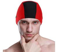 Morocco flag Moroccan national red swimmer men for women short hair waterproof swimming caps for women hair protection and resistance reduction gorros para Nadar en Piscina Mujer