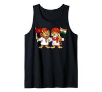 Morocco India Flag Moroccan Roots Proud Indian Heritage Tank Top
