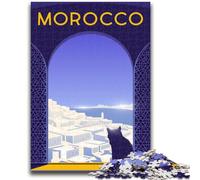 Morocco Jigsaw Puzzles for Adults 1000, Educational Games Home Decoration Unique Home Decor And Gifts 1000pcs (26x38cm)