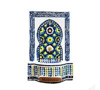 Morocco Mosaic 3D Refrigerator Magnet Resin Travel Souvenirs,Handmade Home & Kitchen Decoration Morocco Fridge Magnet Collection Gift
