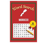 Morocco Word Search Puzzle Book: Easy to read print | 6x9 inches | 35 Puzzles, 315 Words, 53 Pages | Gift for Country & Geography Lovers, Vacations, Road Trips, Holidays, & Free Time