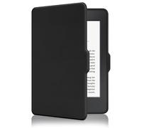 MOROCK Case for 6" Kindle Paperwhite 5th/6th/7th Generation 2012-2017 Released(Model No. EY21 & DP75SDI), Premium Lightweight PU Leather Cover with Auto Wake/Sleep, Black