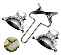 Morodo 9cm Dumplings Pierogies Potstickers Rapid Making Tool Set (1×Dumpling Skin Maker 2×Dumpling molds)