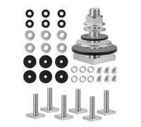 moroinriz T Slot Bolts for Thule, Yakima Roof Rack Cross Bars, Platform, Cargo Basket, Stainless Square T Track Bolt Adapter to Secure Bike/Ski/Kayak Rack, Solar Panel, Awning