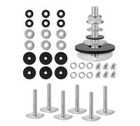 moroinriz T Slot Bolts for Thule, Yakima Roof Rack Cross Bars, Platform, Cargo Basket, Stainless Square T Track Bolt Adapter to Secure Bike/Ski/Kayak Rack, Solar Panel, Awning
