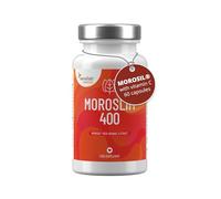 Morosil Capsules 400 mg, Vitamin C Antioxidant and Black Pepper for Better Absorption, High Dose - 60 Vegan Capsules for 60 Days, Moroslim Sensilab