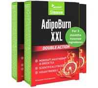 Morosil, Green Tea, Vitamin C, Vitamin B6, Cayenne Pepper and Caffeine - Thermogenesis, Metabolism, Belly - 90 Capsules for 90 Days - AdipoBurn XXL - Sensilab