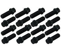 Moroso 38713 Header Bolt Kit, Fits Small Block and Big Block Chevy, 3/8-16 x 1" Long, 12 Point, Pack of 16